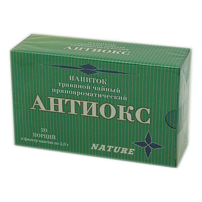 Напиток травяной чайный пряноароматический АНТИОКС (20ф/п)
